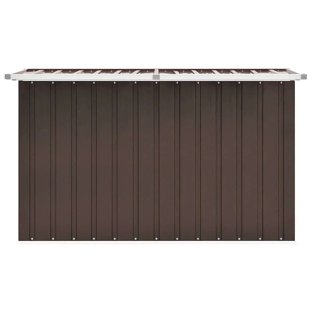 Garten-Aufbewahrungsbox 149 × 99 × 93 cm, Große Auflagenbox mit Stahlrahmen fur Garten, Terrasse und Balkon